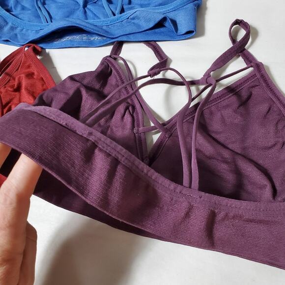 Angelina | Set of 3 Strappy Bralettes Lightweight and Stretchy - Picture 3 of 7